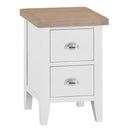 Tattershall Oak Top 2 Drawers Bedside Cabinet by Lavishway | Bedside Tables-33013