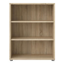 Prima Oak Finish 2 Shelves Bookcase by Lavishway | Book Shelves and Cabinets-29290