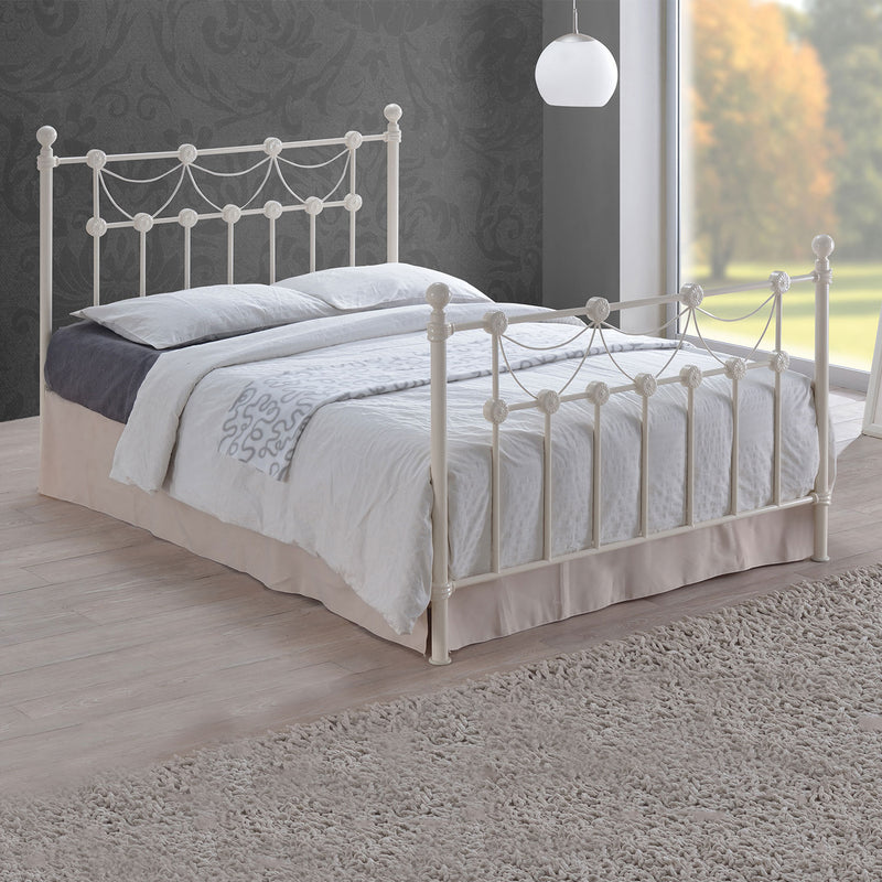 Omero Antique French Metal Bed by Lavishway | Metal Beds-26970