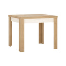 Lyon Oak And White Extendable Dining Table by Lavishway | Dining Tables-29551