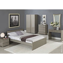 Puro Stone High Gloss Bedside Cabinet by Lavishway | Bedside Tables-32964