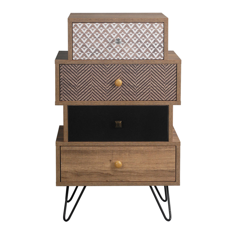 Casablanca Chest of 4 Solid Wood Drawers by Lavishway | Chest Of Drawers-35450