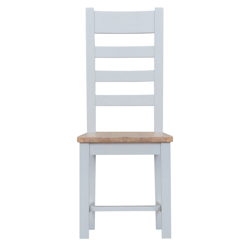 Tattershall Oak Seat Dining Chair Set of 2 by Lavishway | Dining Chairs-32899