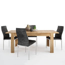 Cortina Extendable Dining Table with 6 Chairs by Lavishway | Dining Table Set-30597