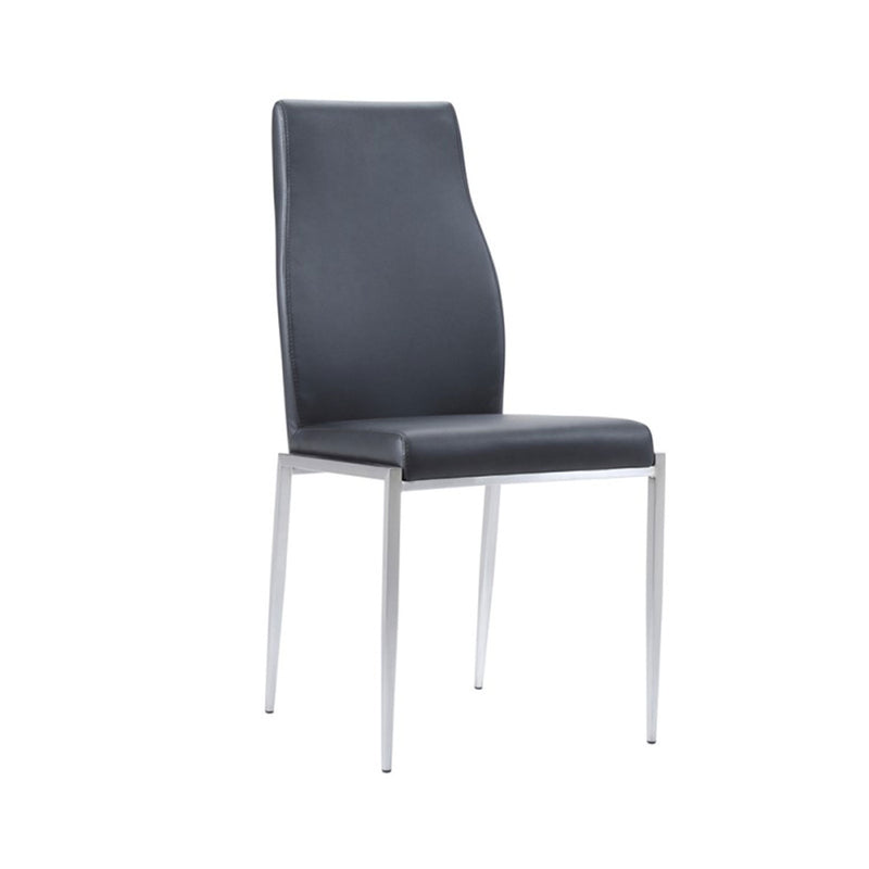 Toronto Dining Table with 4 Black Chairs by Lavishway | Dining Table Set-30557