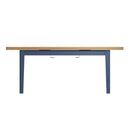 Rutland Blue Wooden Extendable Dining Table by Lavishway | Dining Tables-33763