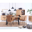 Toros Rustic Oak 2 Door 3 Drawer Sideboard by Lavishway | Sideboards-36061