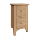 Guildford Solid Oak 2 Drawer Bedside Cabinet by Lavishway | Bedside Tables-36811