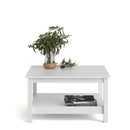 Barcelona White Wooden Coffee Table by Lavishway | Coffee Tables-29753