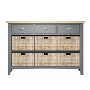 Grantham 3 Drawer 6 Basket Unit Cabinet by Lavishway | Hallway Cabinets-36827