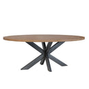 Hamsterley Solid Wood Oval Dining Table by Lavishway | Dining Tables-35855
