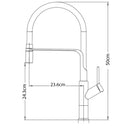 Luxury 360° Rotatable Pull Out Kitchen Tap by Lavishway | Kitchen Faucets-48466