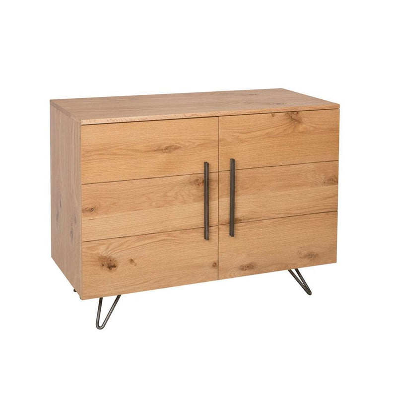 Toros Rustic Oak 2 Doors Sideboard by Lavishway | Sideboards-36062