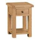 Chunky Oak 1 Drawer Side Cabinet by Lavishway | Side Tables-32542