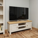 Rutland Dove Grey Painted TV Unit by Lavishway | TV Units Cabinets-31485