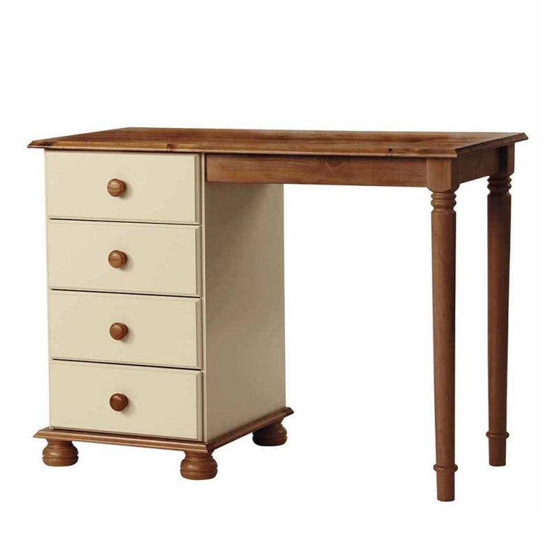 Copenhagen Cream 4 Drawers Dressing Table by Lavishway | Dressing Tables-30168