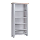Tattershall Oak Top Large Bookcase in Grey by Lavishway | Book Shelves and Cabinets-30738