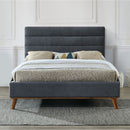 Mayfair Sprung Slatted Fabric Bed by Lavishway | Fabric Beds-26938