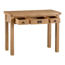Chunky Oak 3 Drawers Dressing Table by Lavishway | Dressing Tables-32459