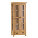 Chunky Oak 2 Doors Display Cabinet by Lavishway | Display Cabinet-32475
