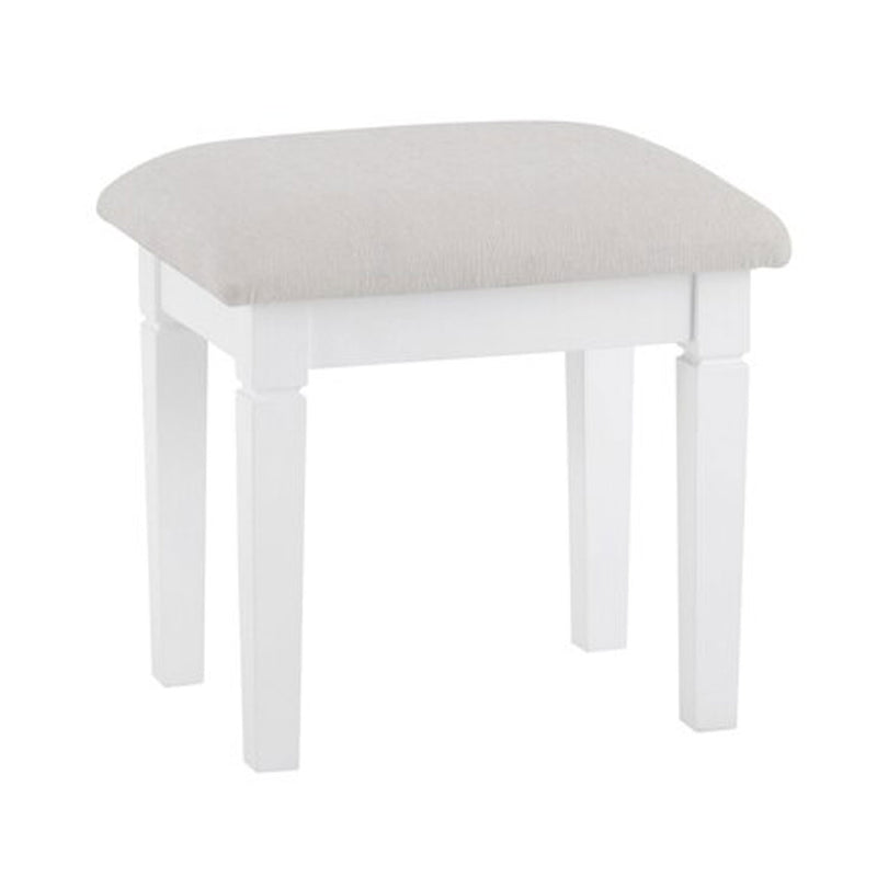 Swallow White Dressing Table Stool by Lavishway | Dressing Table Stools-31597