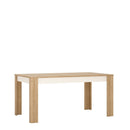 Lyon Extendable 4 Brown Chairs Dining Table by Lavishway | Dining Table Set-30548