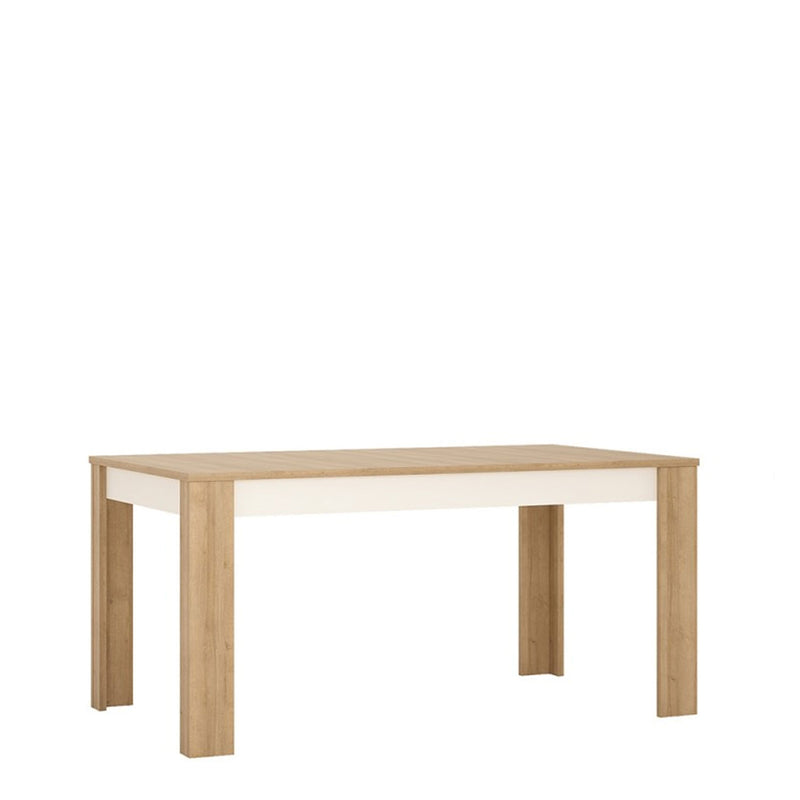 Lyon Extendable 4 Brown Chairs Dining Table by Lavishway | Dining Table Set-30548