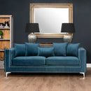 Darcy Button Tufted 3 Seater Sofa by Lavishway | Velvet Sofa-34839
