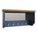 Rutland Blue Painted Hall Bench Top by Lavishway | Hall Trees-33748