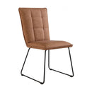 Hamsterley Faux Leather Dining Chair Set of 2 by Lavishway | Dining Chairs-31867