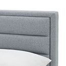 Greenwich Grey Linen Fabric Storage Bed by Lavishway | Ottoman Beds-35560