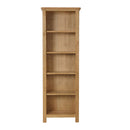 Oregon Rustic Oak Finish Large Bookcase by Lavishway | Book Shelves and Cabinets-36236