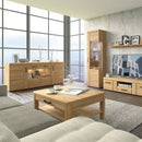 Cortina Oak Finish 1 Drawer Coffee Table by Lavishway | Coffee Tables-30019