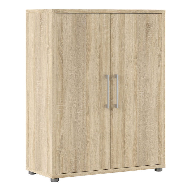 Prima Oak Finish 2 Doors Cabinet by Lavishway | Filing Cabinets-29042