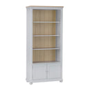 Marseille Solid Grey Painted Large Bookcase by Lavishway | Book Shelves and Cabinets-31875