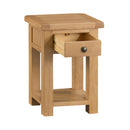 Chunky Oak 1 Drawer Side Cabinet by Lavishway | Side Tables-32543