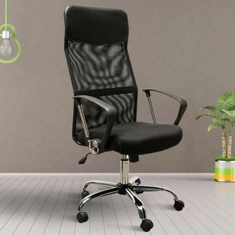 Executive Black High Back Office Chair by Lavishway | Mesh Chairs-42853