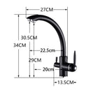 360° Rotatable Solid Brass Kitchen Tap by Lavishway | Kitchen Faucets-48745