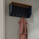 Rutland Blue Painted Hall Bench Top by Lavishway | Hall Trees-33747