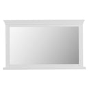 Swallow White Painted Wooden Wall Mirror by Lavishway | Wall Mirrors-31609
