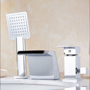 European Waterfall Tap With Hand Shower by Lavishway | Bathtub Faucets-49607