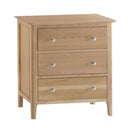 Nordic Classic Oak 3 Chest Of Drawers by Lavishway | Chest Of Drawers-32346