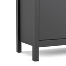 Madrid Matt Black Wooden 2 Doors Sideboard by Lavishway | Sideboards-29950