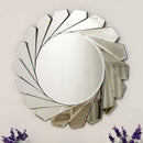 Retro Modern Round Wall Mirror by Lavishway | Wall Mirrors-41645