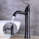 Oil Rubble Black Copper Bathroom Sink Tap by Lavishway | Bathroom Faucet-48854