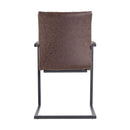Ashley Brown Upholstered Carver Dining Chair by Lavishway | Dining Chairs-32857