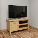 Oregon Rustic Oak Finish TV Unit by Lavishway | TV Units Cabinets-31677