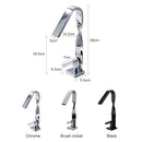 Spiraling Design Spout Brass Bathroom Tap by Lavishway | Bathroom Faucet-49029