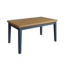 Rutland Blue Wooden Extendable Dining Table by Lavishway | Dining Tables-33762