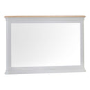 Marseille Soft Grey Painted Wall Mirror by Lavishway | Wall Mirrors-31813